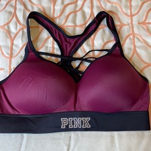 Pink sports bra! Gently worn, excellent condition